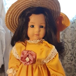 Rare felt handmade Lenci italian Doll see video